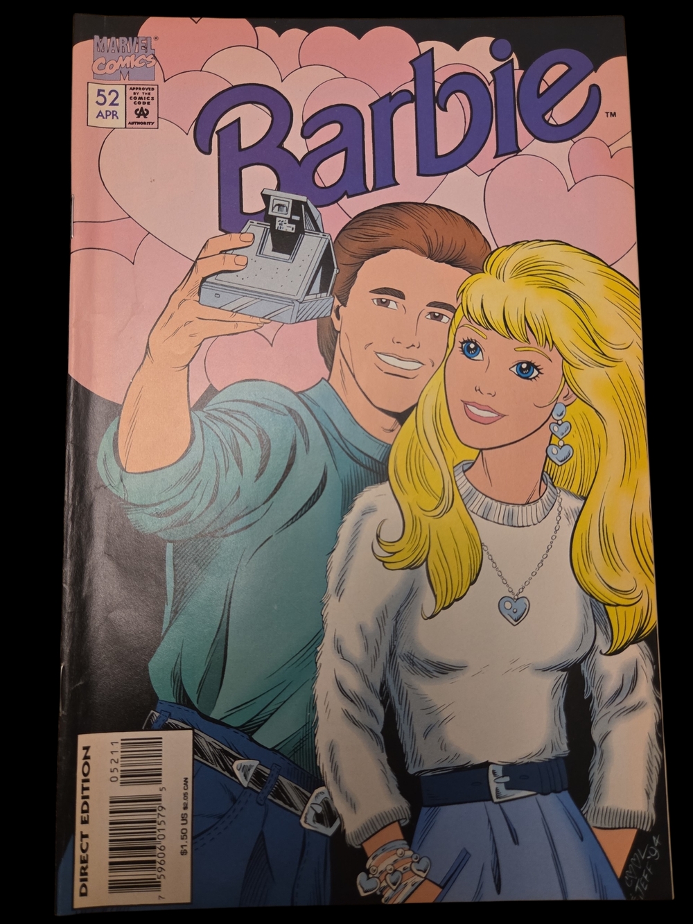 1995 Barbie Marvel Comics Volume #1 Issue #52 Comic Book